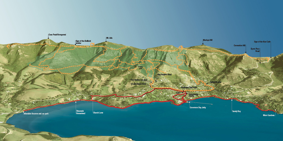 Governors Bay Map