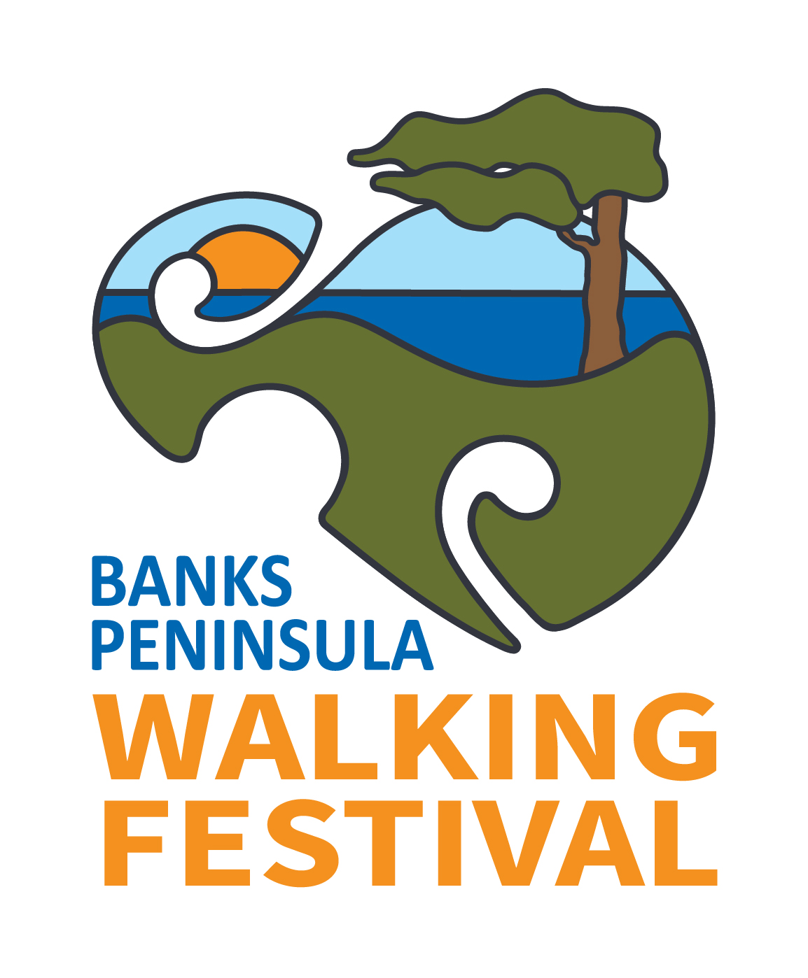 Banks Peninsula Walking Festival Logo